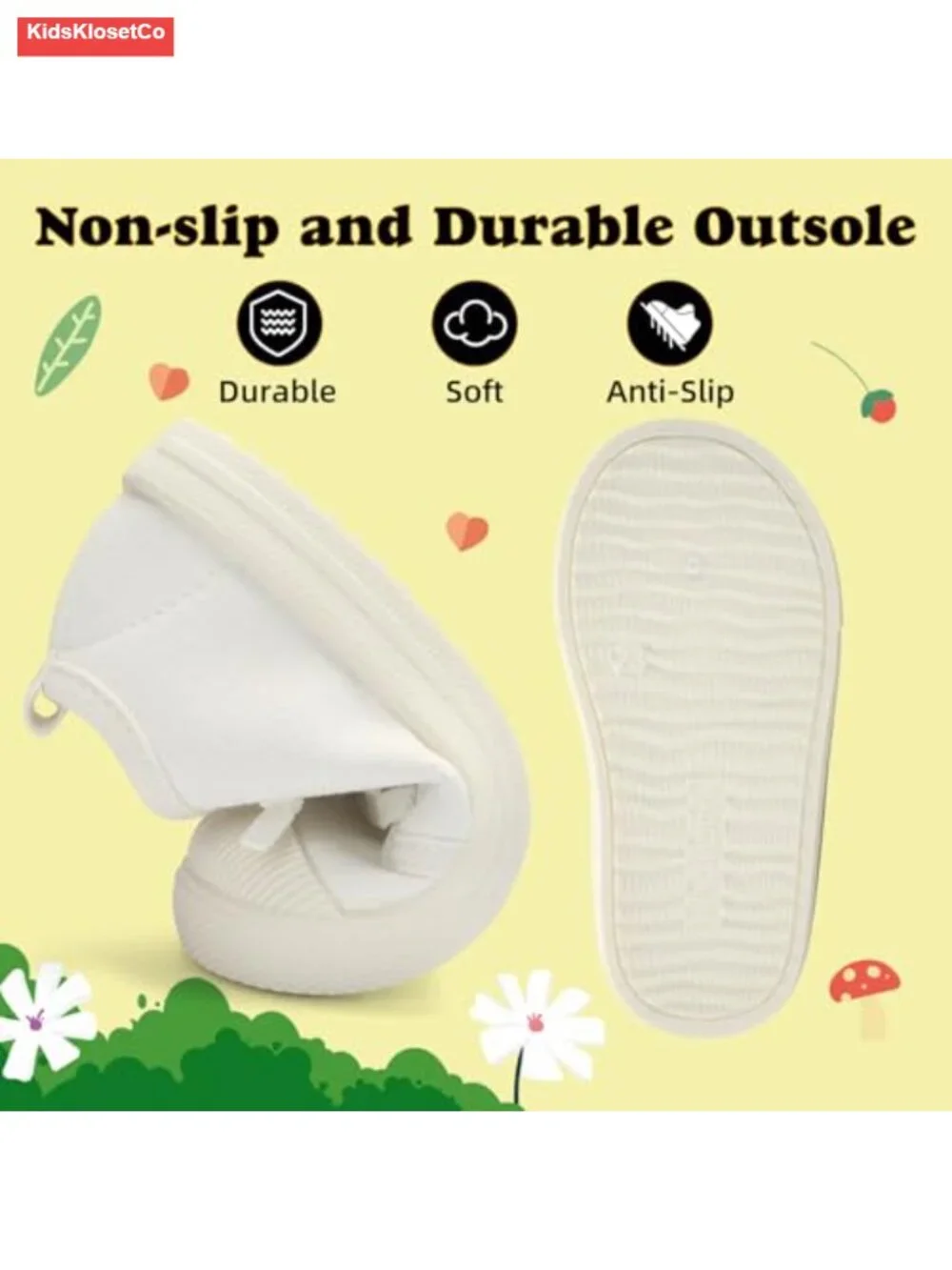 Toddler Sneakers Boys Girls Unisex Canvas Soft Sole Breathable Slip-On